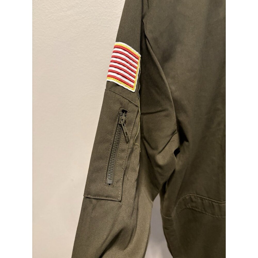 Top Gun Flight Suit Costume Men Adult Large/Xl Spirit Halloween - Picture 7 of 11